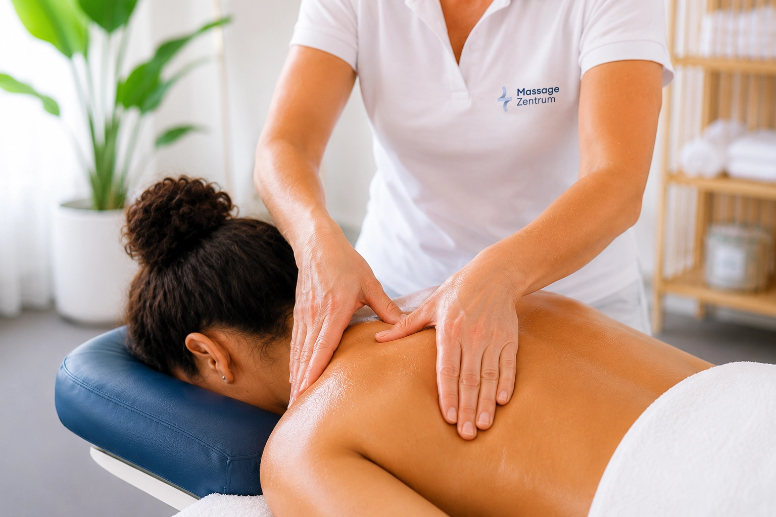Erholende Behandlung nach körperlicher Belastung im Massage Zentrum Würenlos